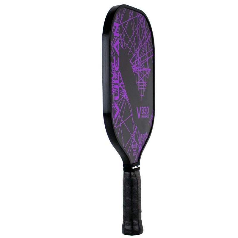 Vulcan | V330 Pickleball Paddle | Hybrid Performance | Polypropylene Core - Graphite Surface | USAP Approved | Purple Lazer - Image 2